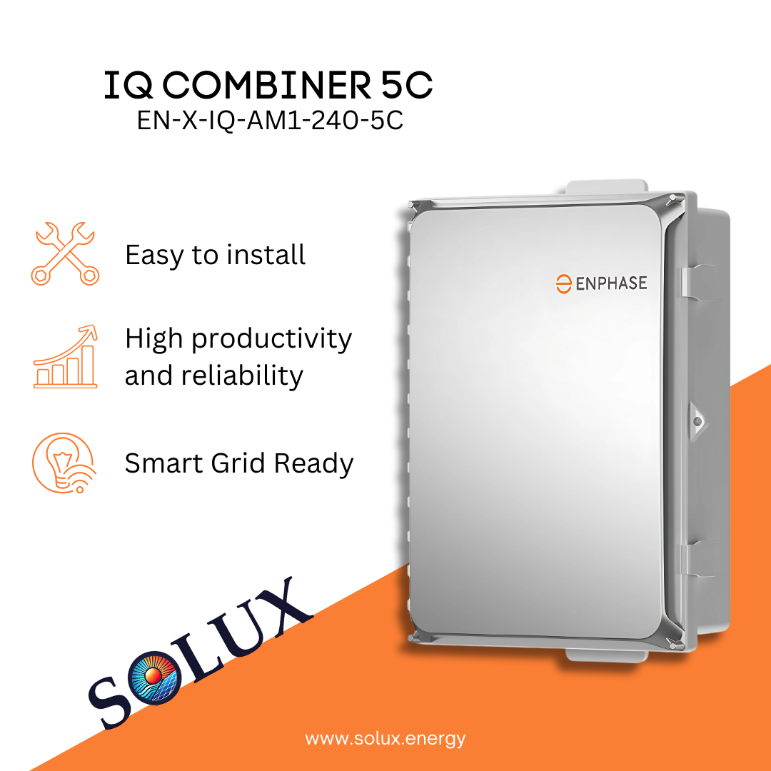 This is an image of Enphase IQ Combiner 5C w/ PCB and Cellular Modem